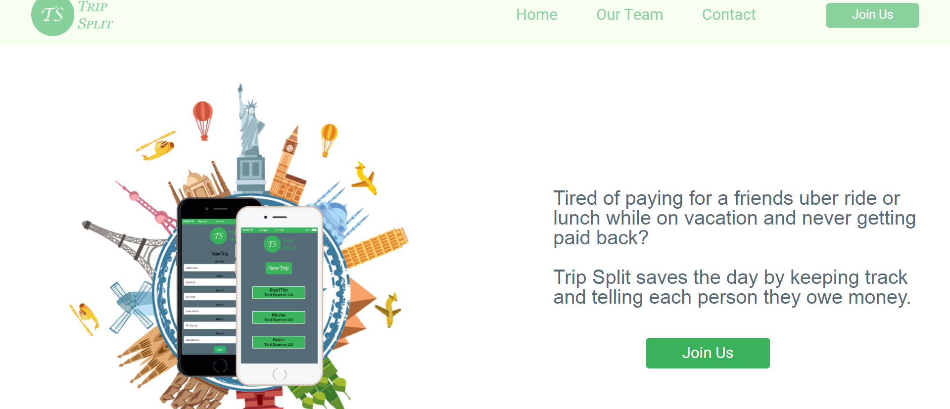 trip split project